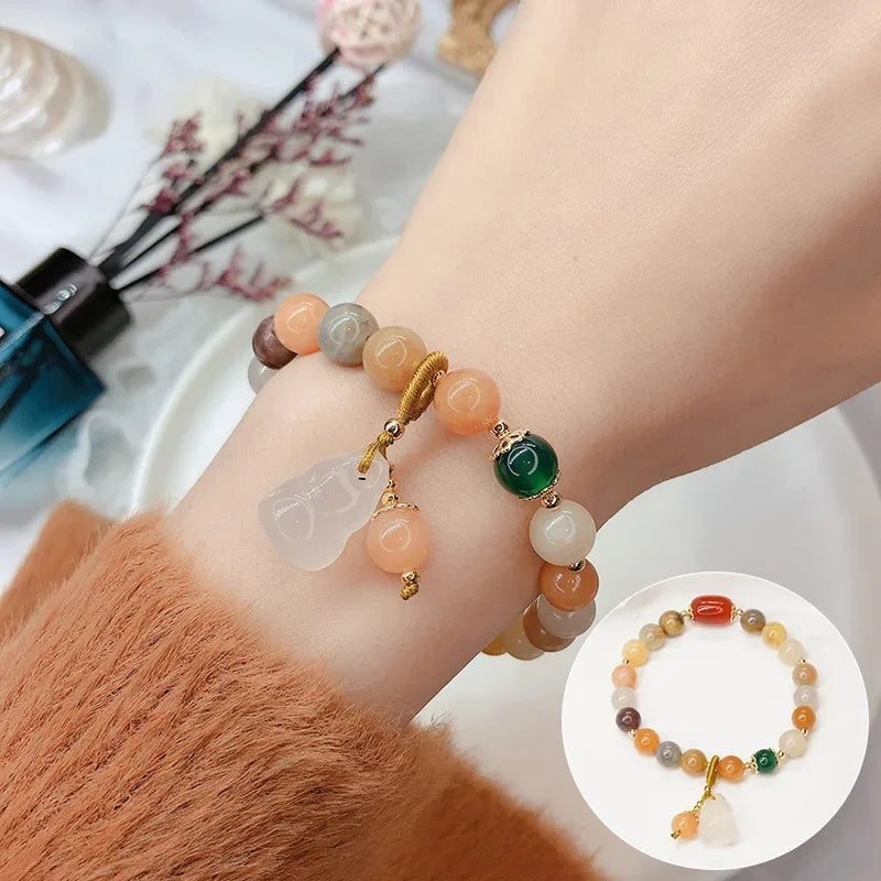 Natural Jade Gemstone Bracelet for Women and Men