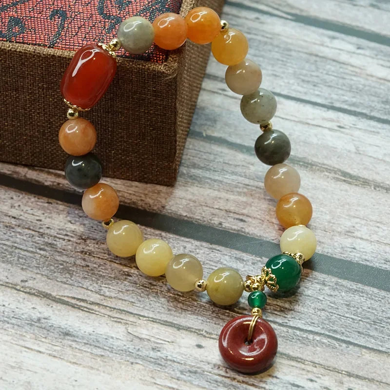 Natural Jade Gemstone Bracelet for Women and Men