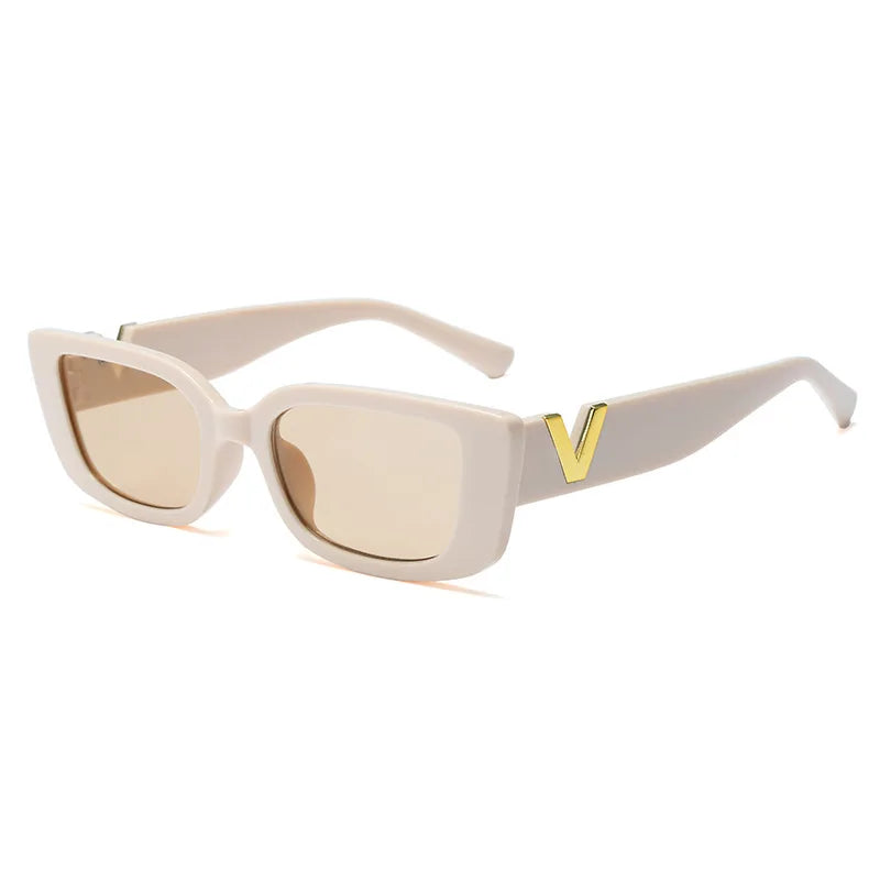 Retro Cat Eye Jelly Sunglasses with Metal Hinges