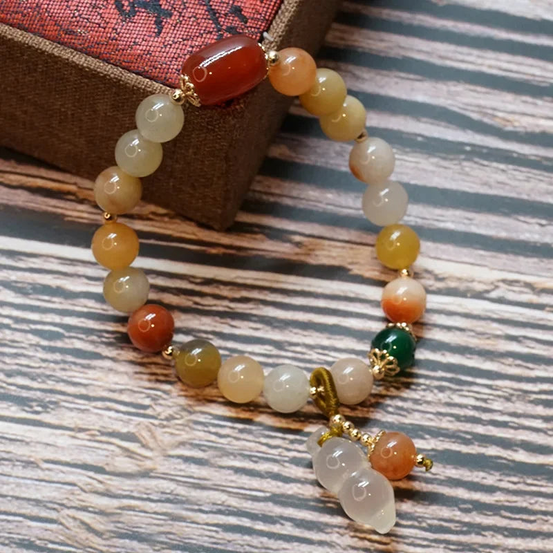 Natural Jade Gemstone Bracelet for Women and Men