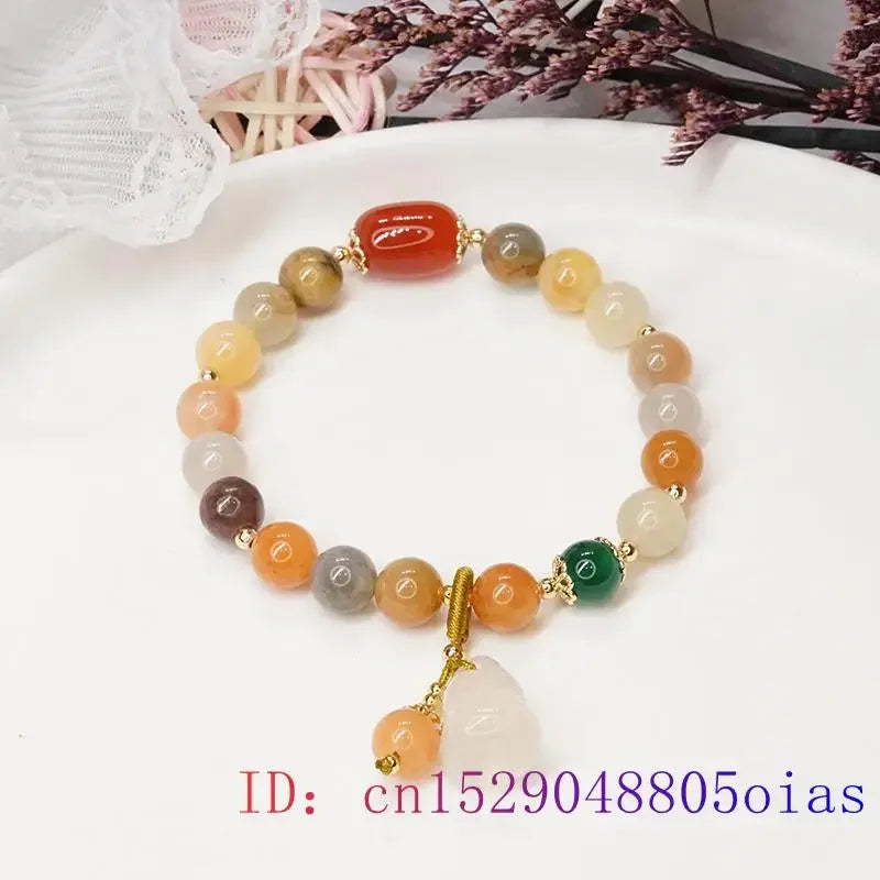 Natural Jade Gemstone Bracelet for Women and Men